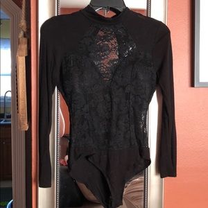 Black Lace Bodysuit